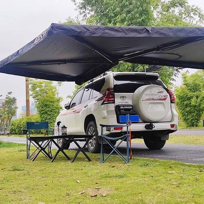 Sun Protection 270 Degree Car Awning For SUV Trucks Vans Logo Fabric Customization