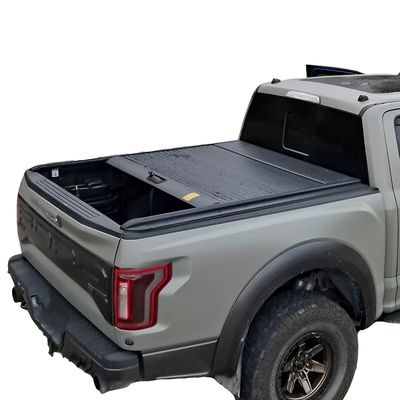 Manual Pickup Truck Bed Aluminum Hard Retractable Tonneau Cover for Ford