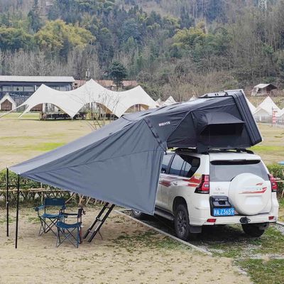 Overland 3-4 Person Aluminum Hard Shell Rooftop Tent for Car Vehicles SUV Truck Camping
