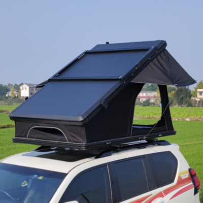 4 Season Easy Install Aluminum Rooftop Tent For Camping Pickup Truck Van