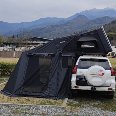 2025 New Anti-UV Side Open Hard Shell Vehicle Roof Top Tent Spacious Camping Tent